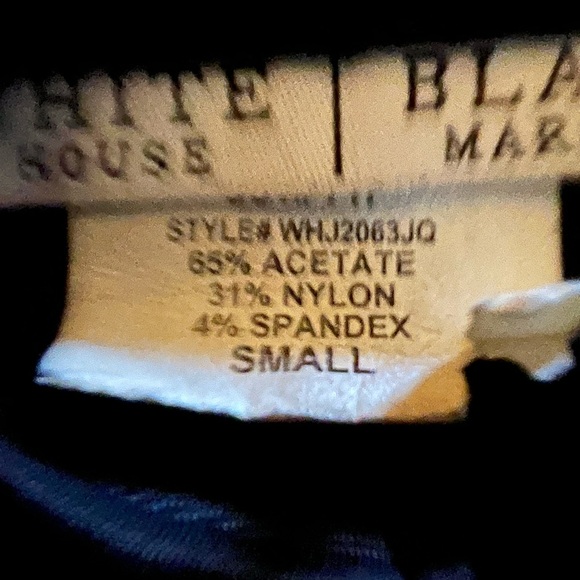 White House Black Market Black Brocade Duster Jacket - Picture 9 of 9